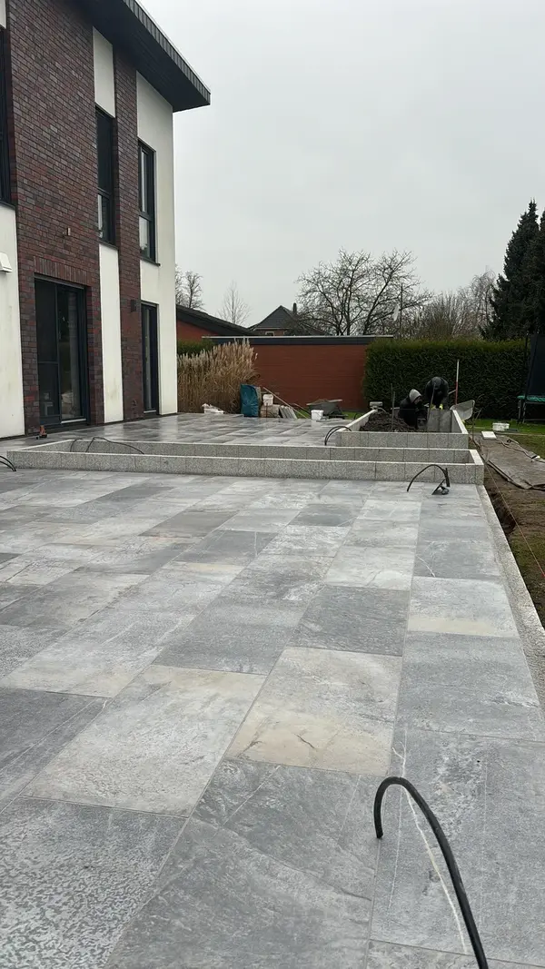 Terrassenbau im Team