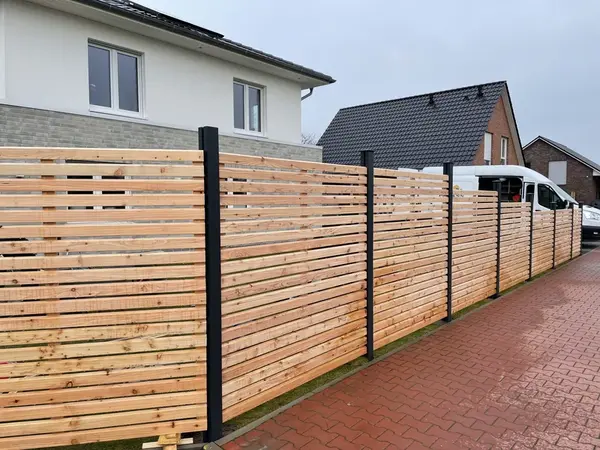 Konstruktionsdetails Zaun