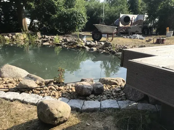 Baustelleneinrichtung Garten